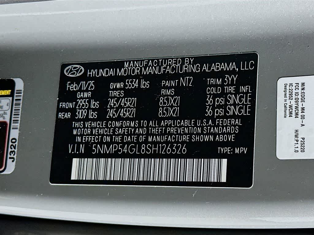 Hyundai Santa Fe Calligraphy 2025