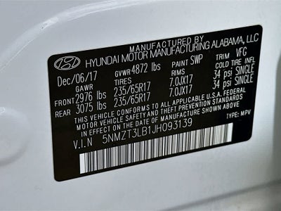 2018 Hyundai Santa Fe Sport 2.4L