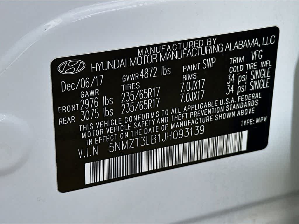 2018 Hyundai Santa Fe Sport 2.4L