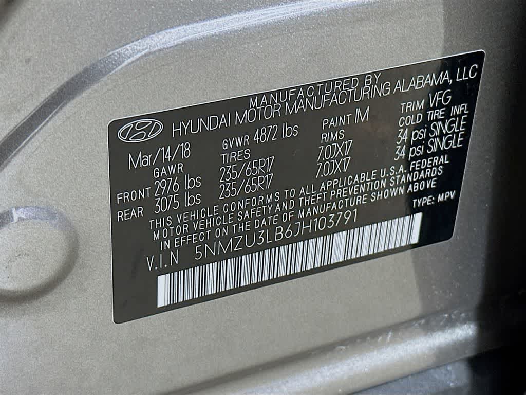 2018 Hyundai Santa Fe Sport 2.4L