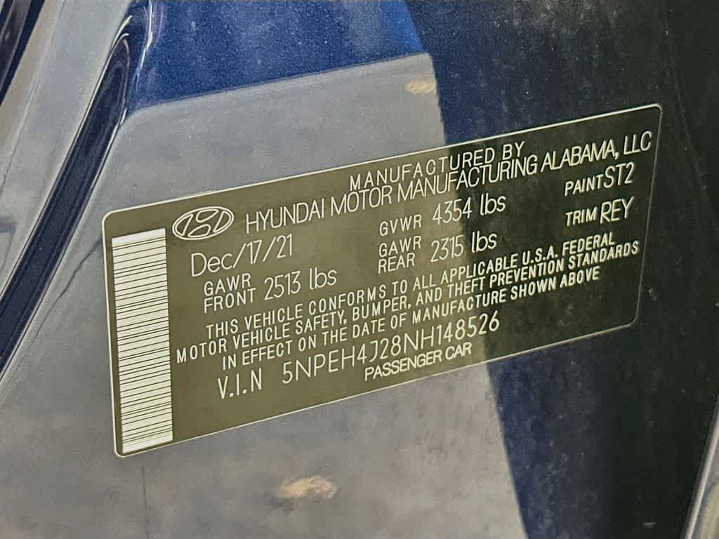 Hyundai Sonata Limited 2022