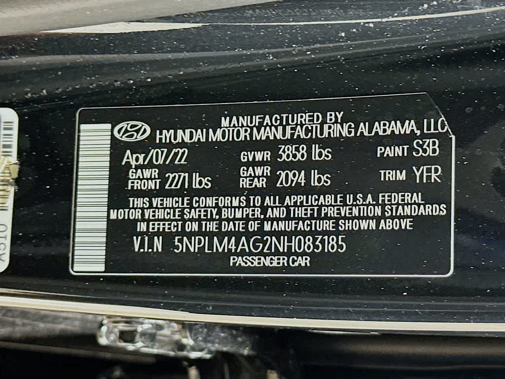Hyundai Elantra SEL 2022