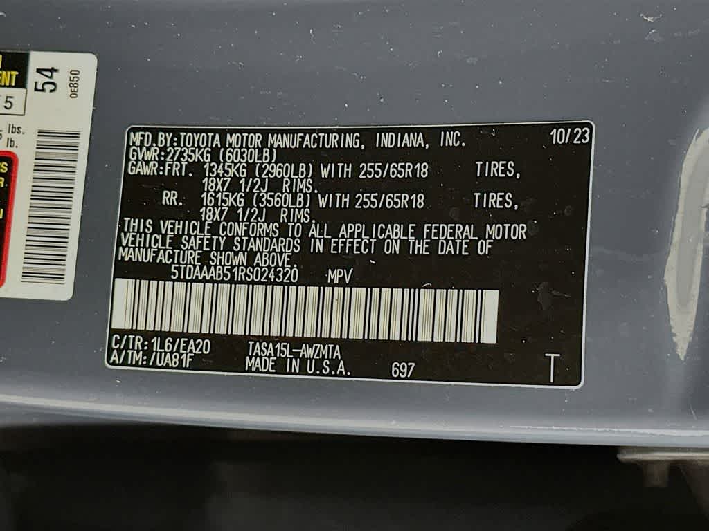 Toyota Grand Highlander XLE 2024