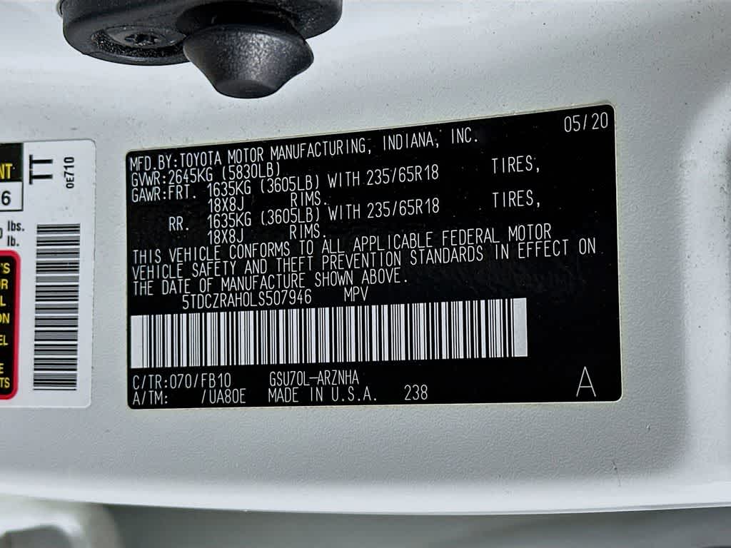 Toyota Highlander L 2020