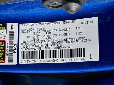 2018 Toyota Tacoma SR5