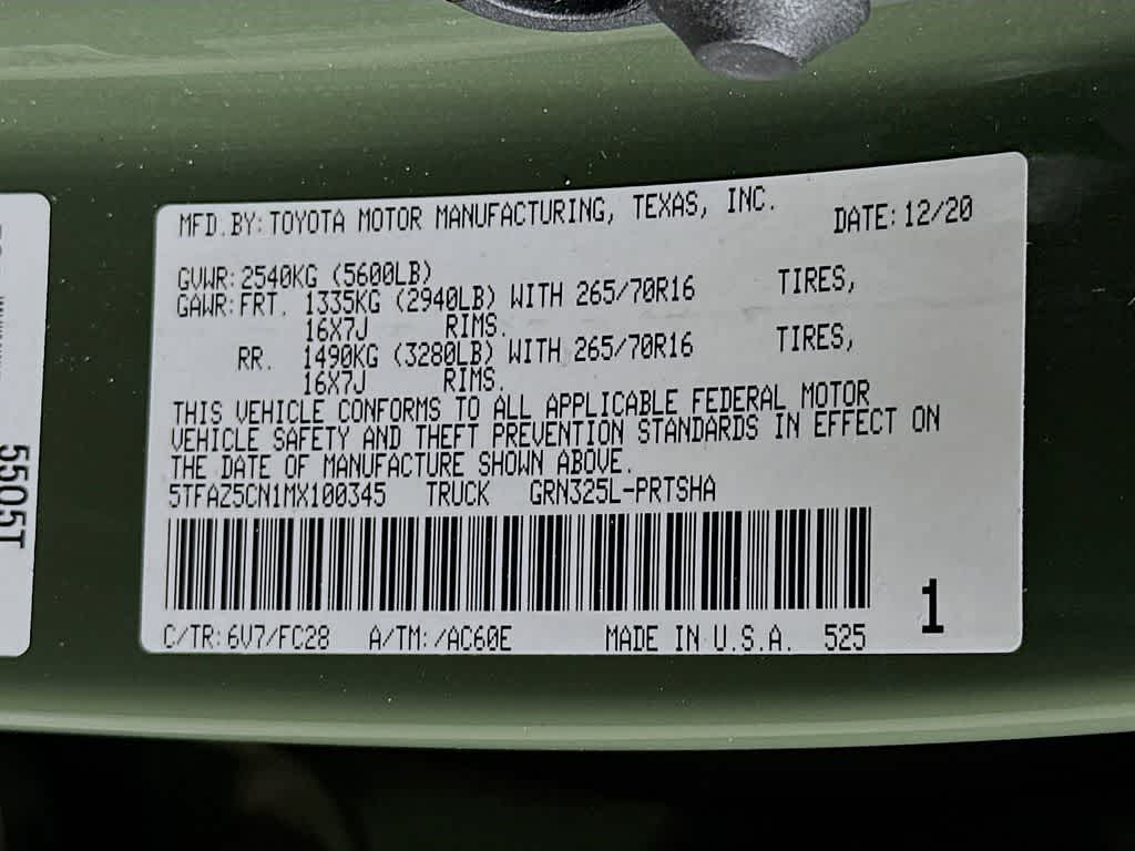 Toyota Tacoma SR5 2021