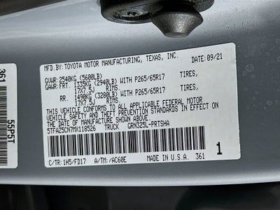 Toyota Tacoma TRD Sport 2021