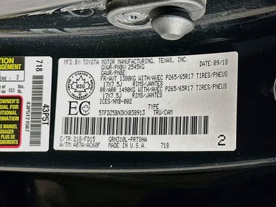 Toyota Tacoma Base 2019
