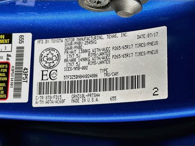 Toyota Tacoma Base 2017