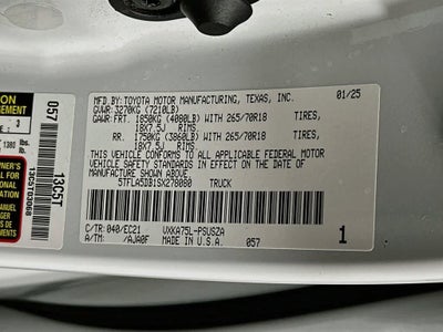 Toyota Tundra SR5 2025