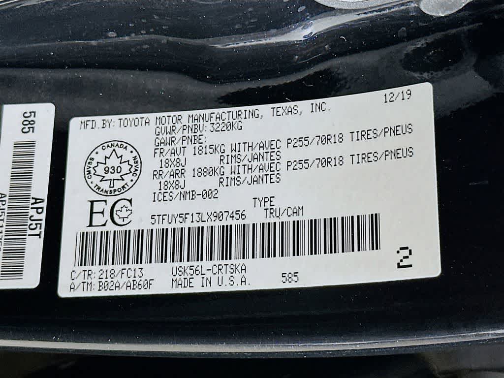 Toyota Tundra Base 2020