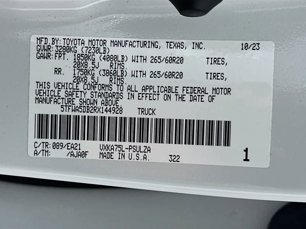 Toyota Tundra Limited 2024