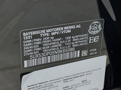 BMW X3 xDrive30i xDrive30i 2022