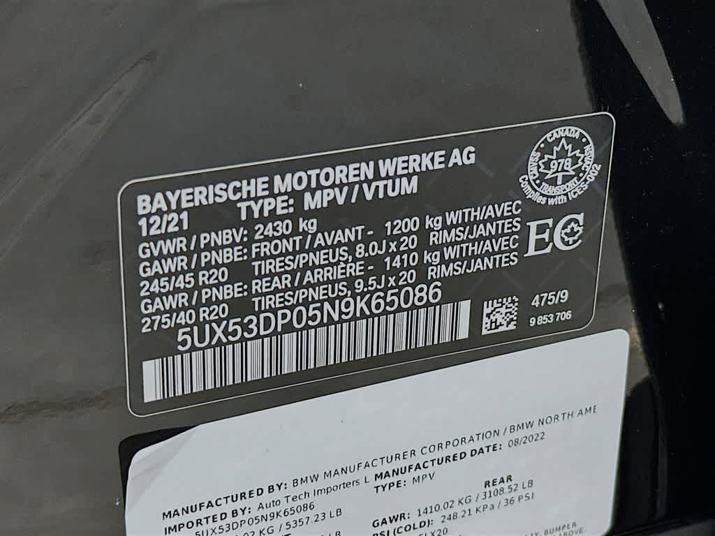 BMW X3 xDrive30i xDrive30i 2022