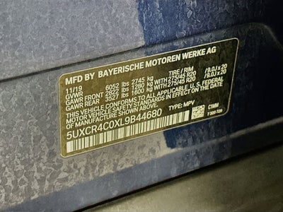 BMW X5 sDrive40i 2020 sDrive40i
