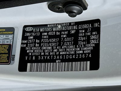 Kia Sorento LX 2013