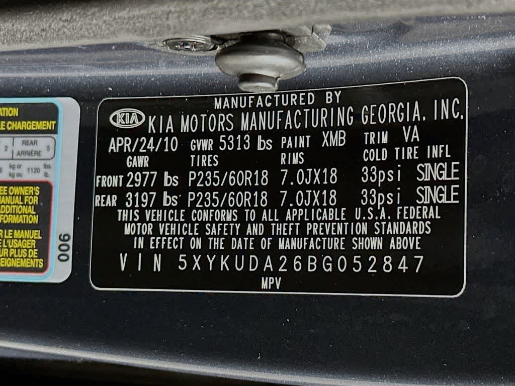 Kia Sorento EX 2011
