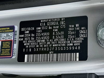 Kia Sorento X-Line SX Prestige 2025