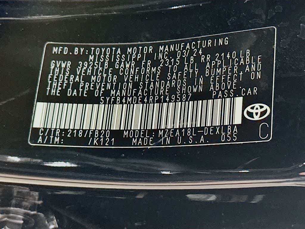 Toyota Corolla LE 2024