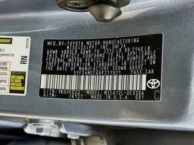 Toyota Corolla SE 2024