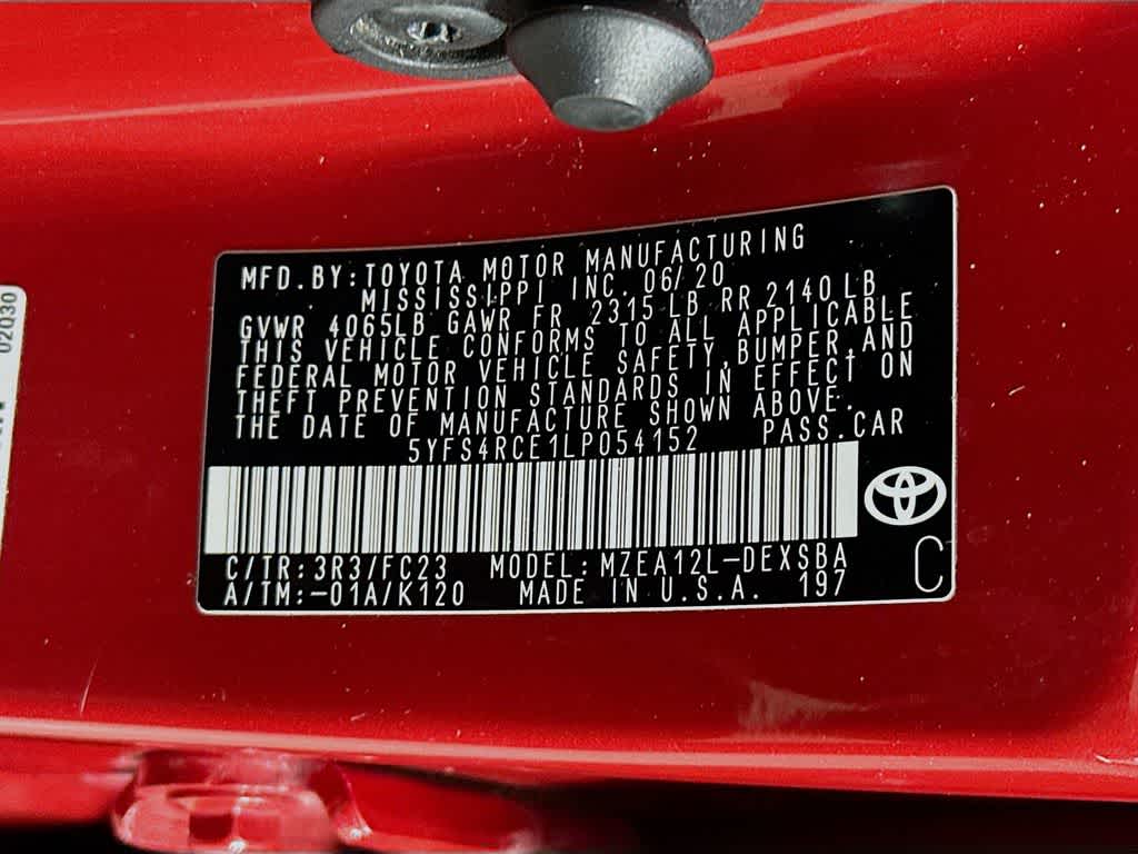 Toyota Corolla SE 2020