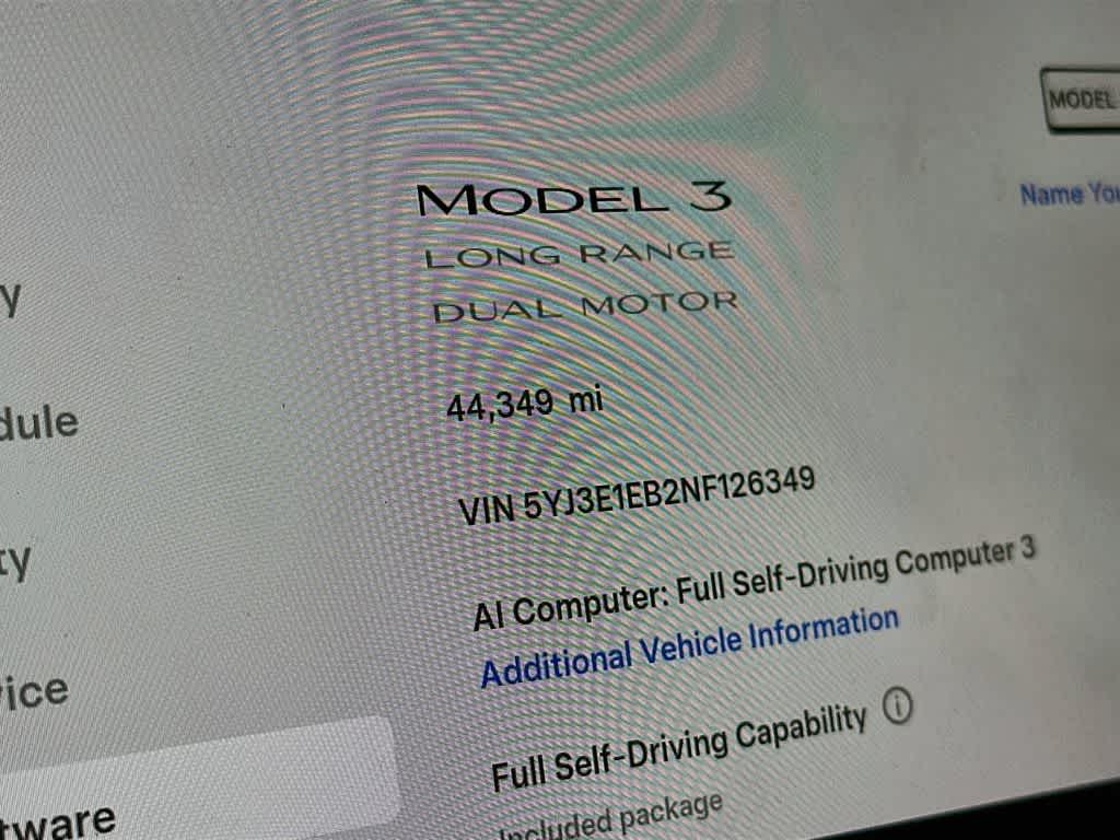 Tesla Model 3 Long Range 2022