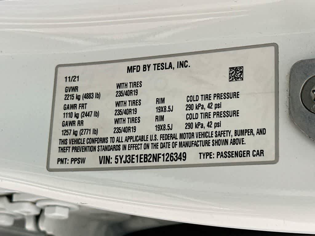 Tesla Model 3 Long Range 2022