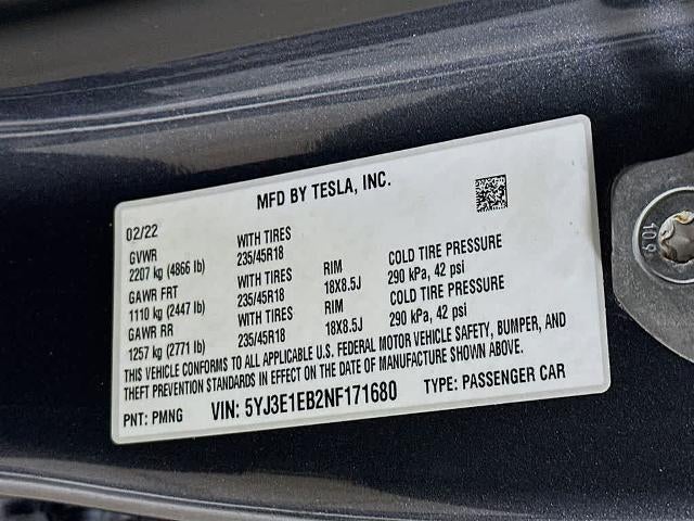 Tesla Model 3 Long Range 2022