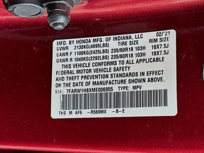 Honda CR-V EX-L 2021