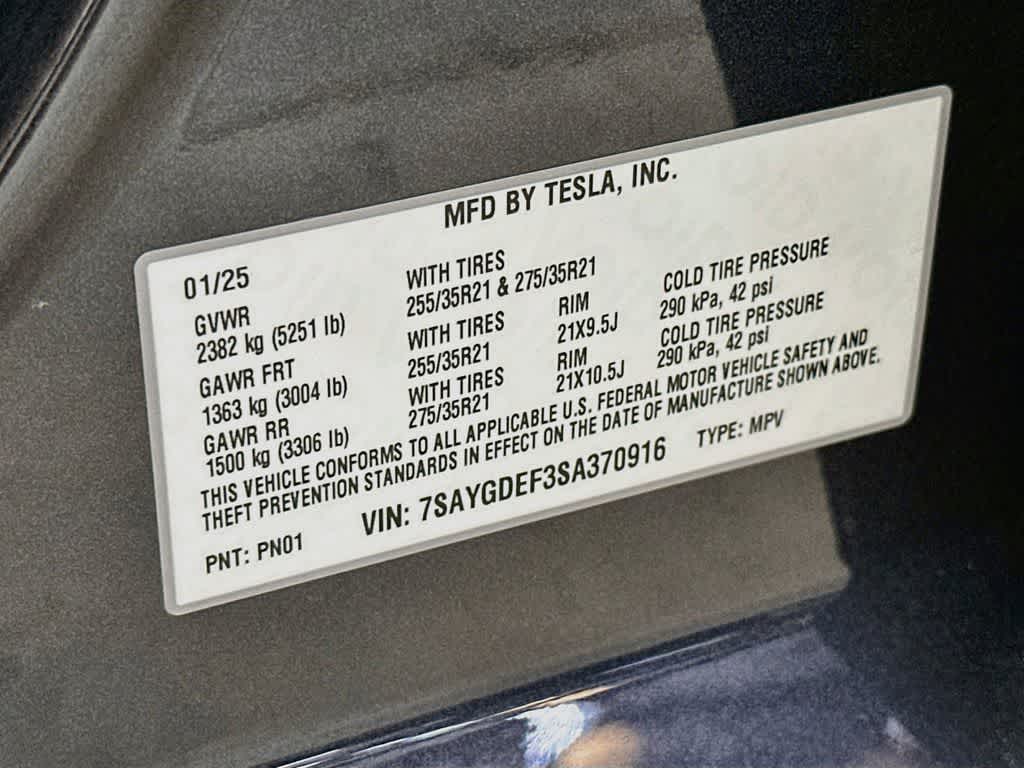 Tesla Model Y Performance 2025