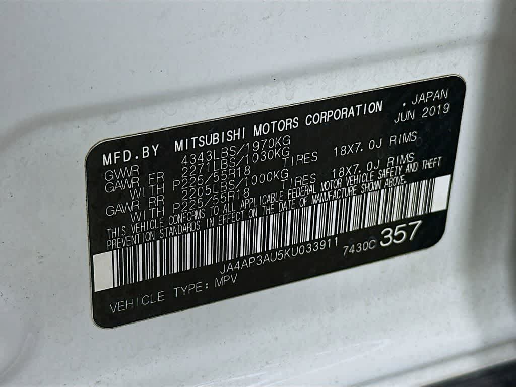 Mitsubishi Outlander Sport Base 2019