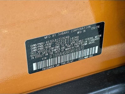 Subaru WRX Premium 2024