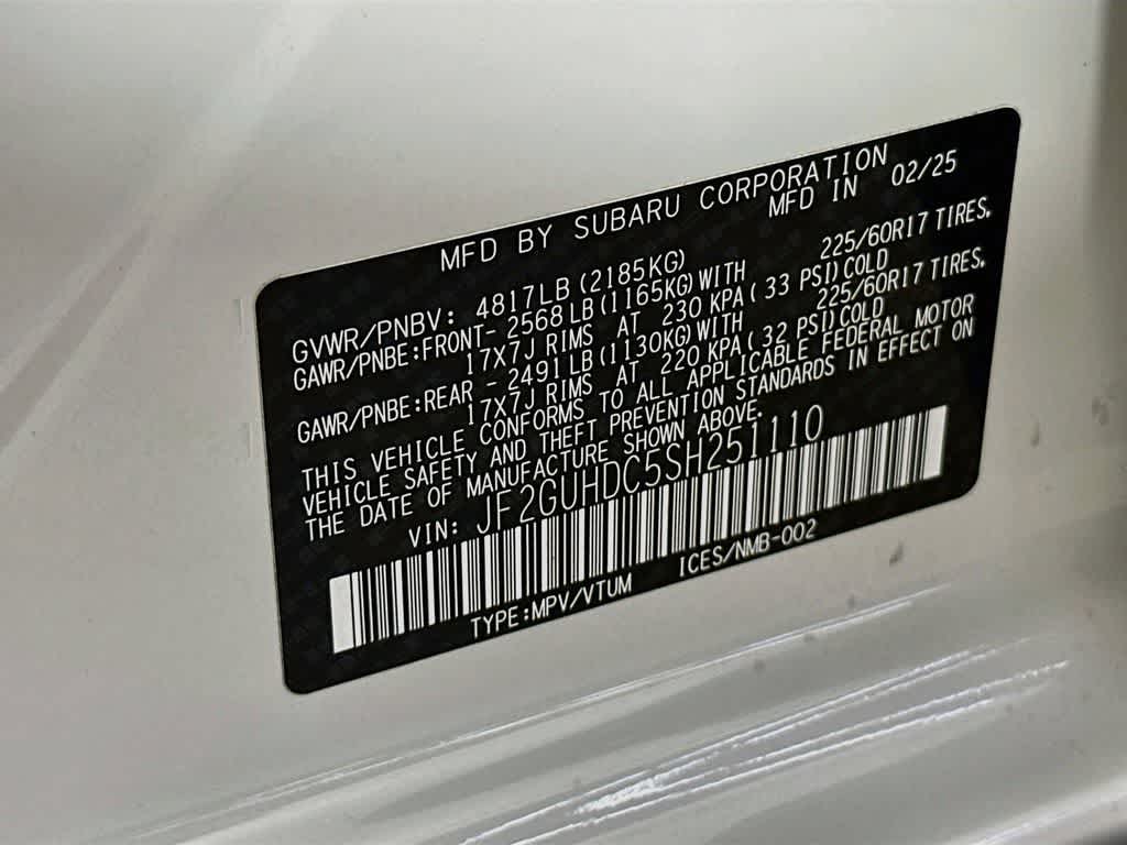 Subaru Crosstrek Premium 2025