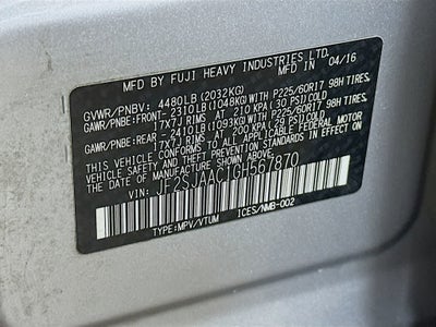 Subaru Forester 2.5i 2016