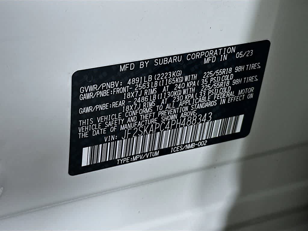 Subaru Forester Limited 2023