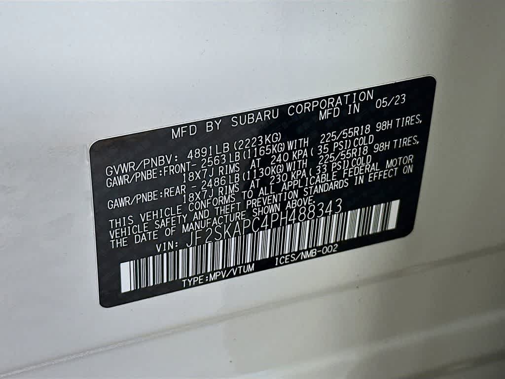 Subaru Forester Limited 2023