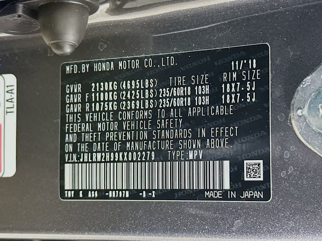 2019 Honda CR-V Touring