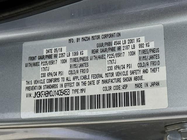 Mazda 2018 Mazda CX-5 Sport