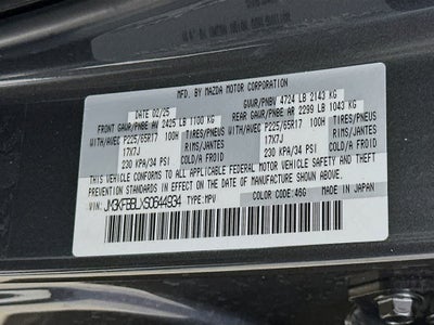 2025 Mazda Mazda CX-5 2.5 S Paquete Select