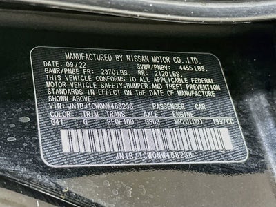 Nissan Rogue Sport SL 2022