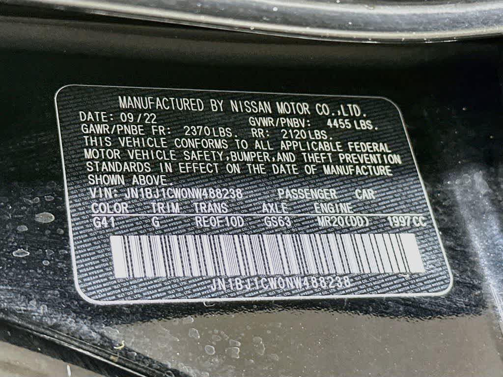 Nissan Rogue Sport SL 2022