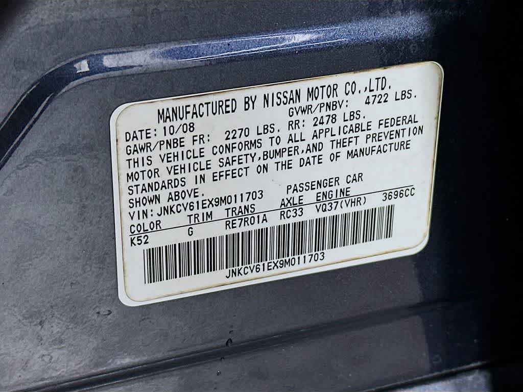 INFINITI G37 Journey 2009