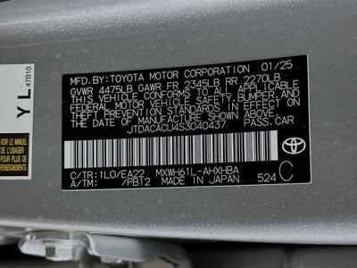 Toyota Prius Plug-In Hybrid XSE Premium 2025