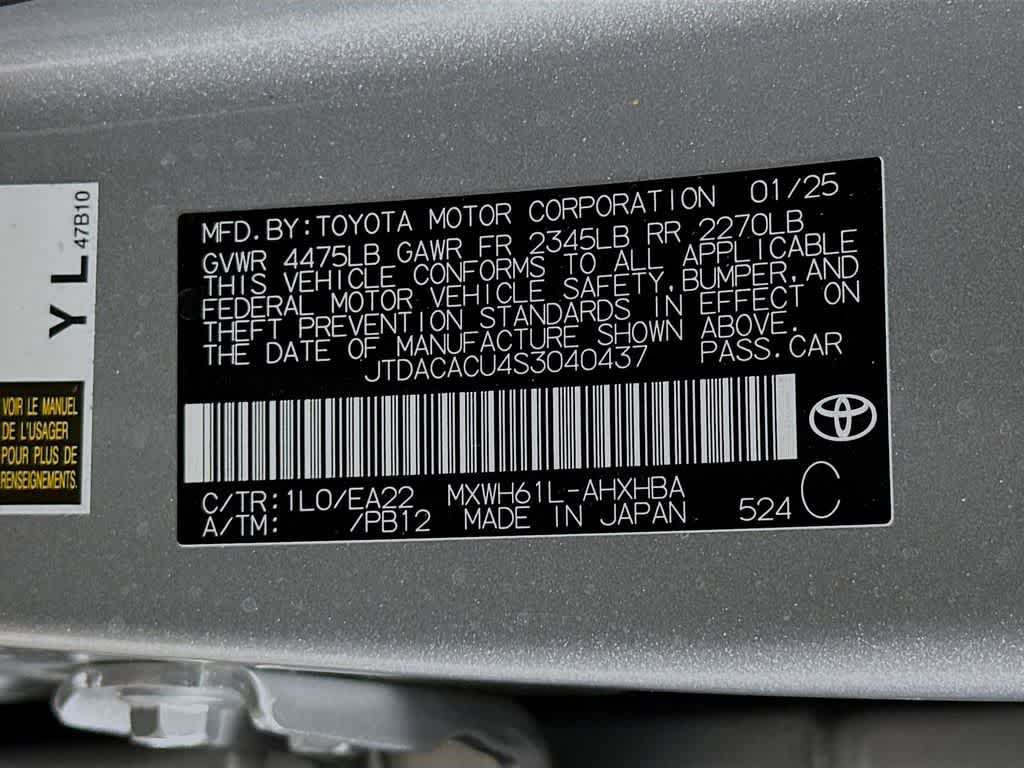 Toyota Prius Plug-In Hybrid XSE Premium 2025