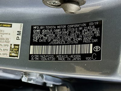 Toyota Corolla SE 2020