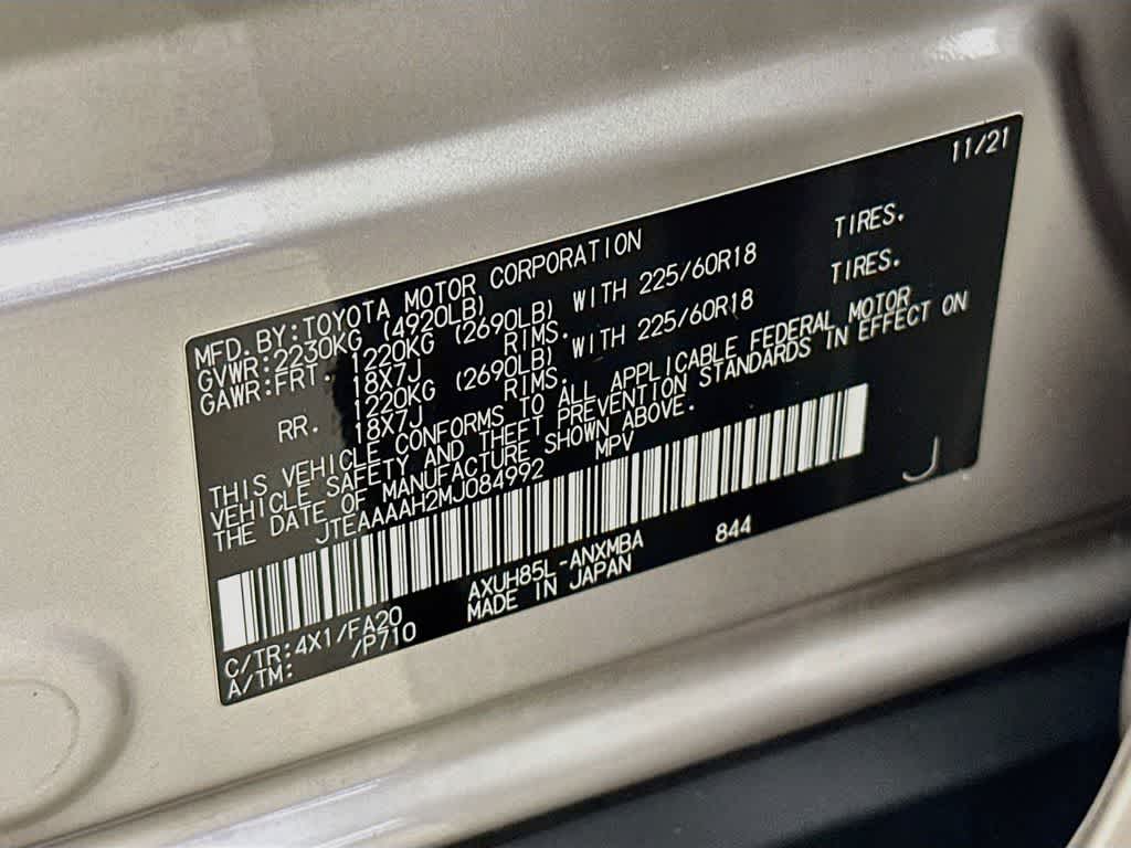 Toyota Venza LE 2021