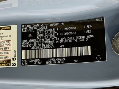 Toyota Land Cruiser Base 2025