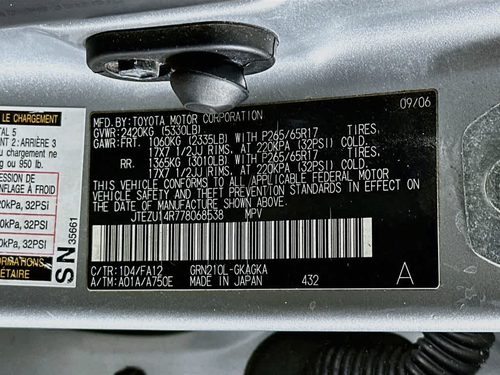 Toyota 4Runner SR5 de 2007