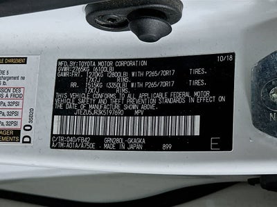 Toyota 4Runner SR5 de 2019