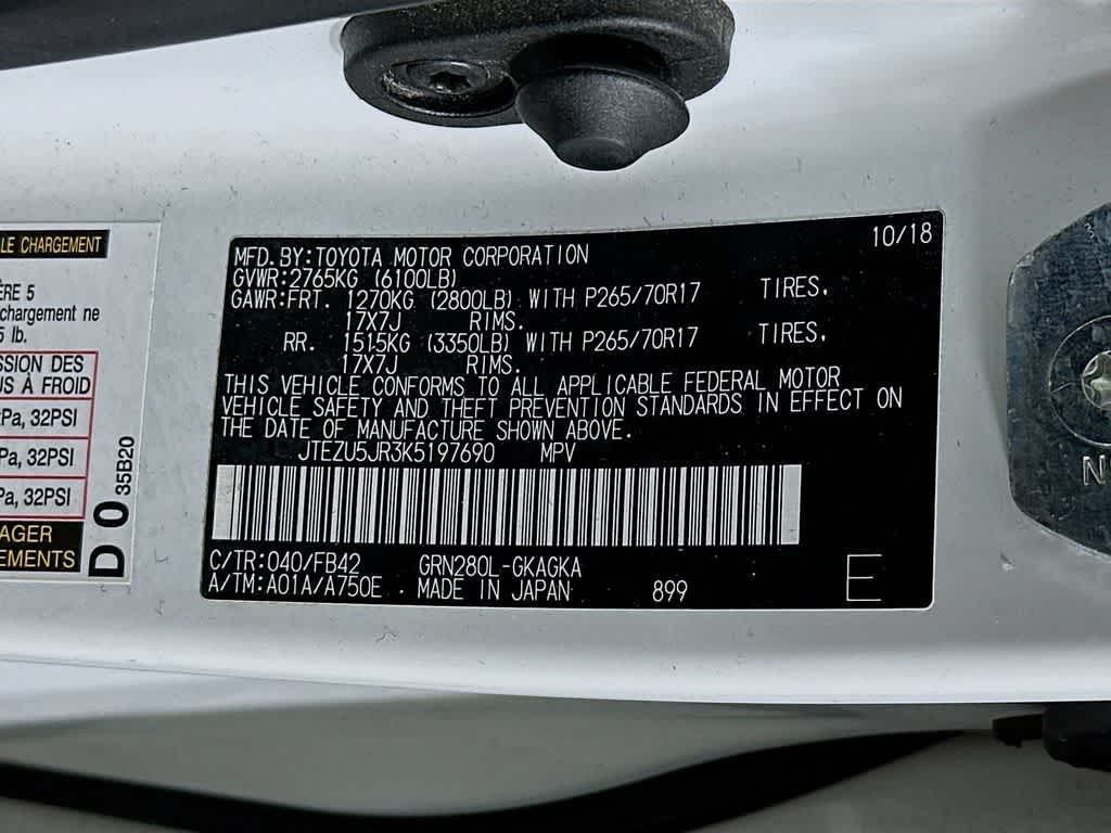 Toyota 4Runner SR5 de 2019